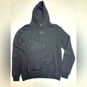 BLVCK Paris Monogram Torn Hoodie